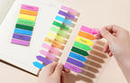 Page Markers Bright Sticky Tabs, Translucent Small Sticky Notes Flags and Arrow - Image 6