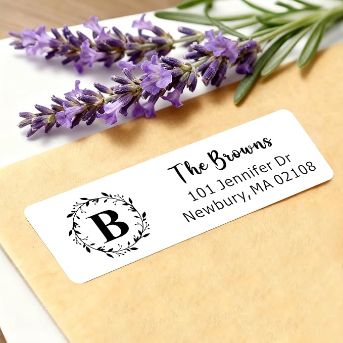 EDSG Personalized Return Address Labels, Custom Address Stickers on Sheets - Image 5