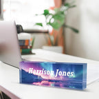 Personalized Name Plate for Desks, Custom Desk Name Plates, Acrylic Name Plate - Image 4