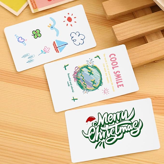 648PCS Blank Playing Cards 2.5" x 3.5" Blank Playing Cards to Write On Double - Image 6