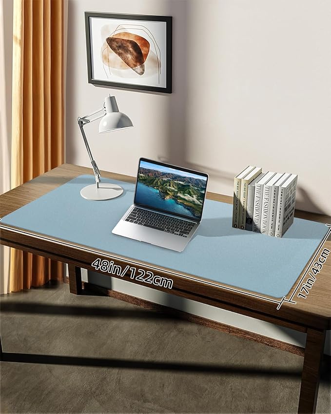 Leather Desk Pad Protector, Large Mat, Mouse Pad & Keyboard Cover - Image 7