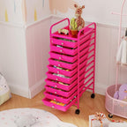 GLACER 10 Drawers Rolling Cart, Storage Cart - Image 9