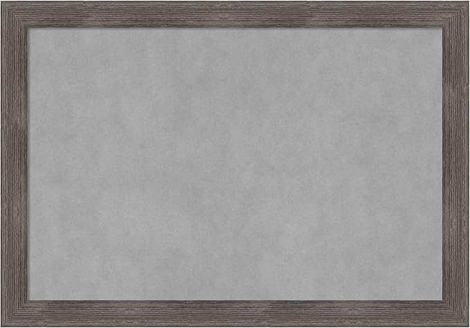 Amanti Art Grey Framed Magnetic Board 19x27 Medium Vision Board by AmantiArt