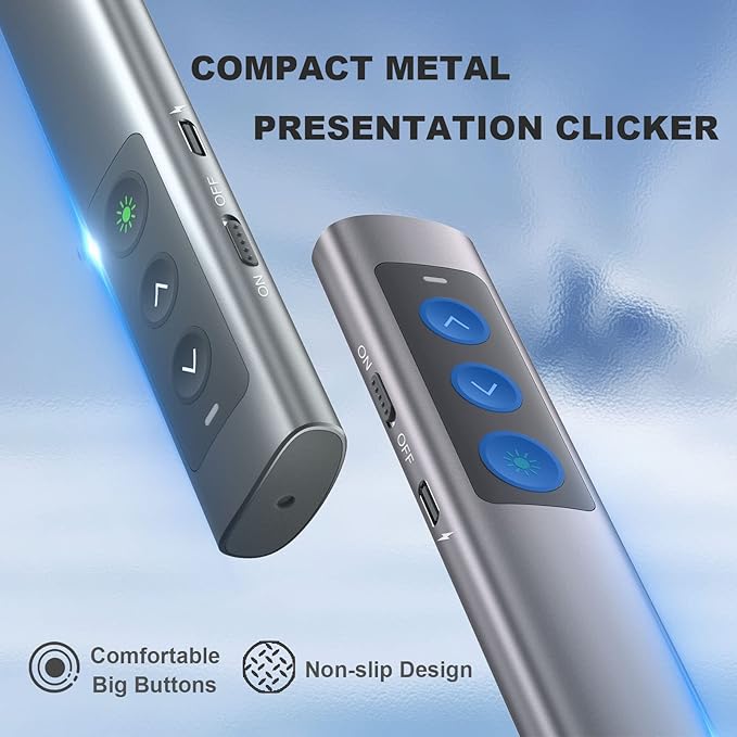 Rechargeable Green Laser Pointer Presentation Clicker - Image 4