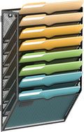 SUPEASY Wall File Organizer Mesh Office Mail Holder, Hanging Wall Organizer by SUPEASY