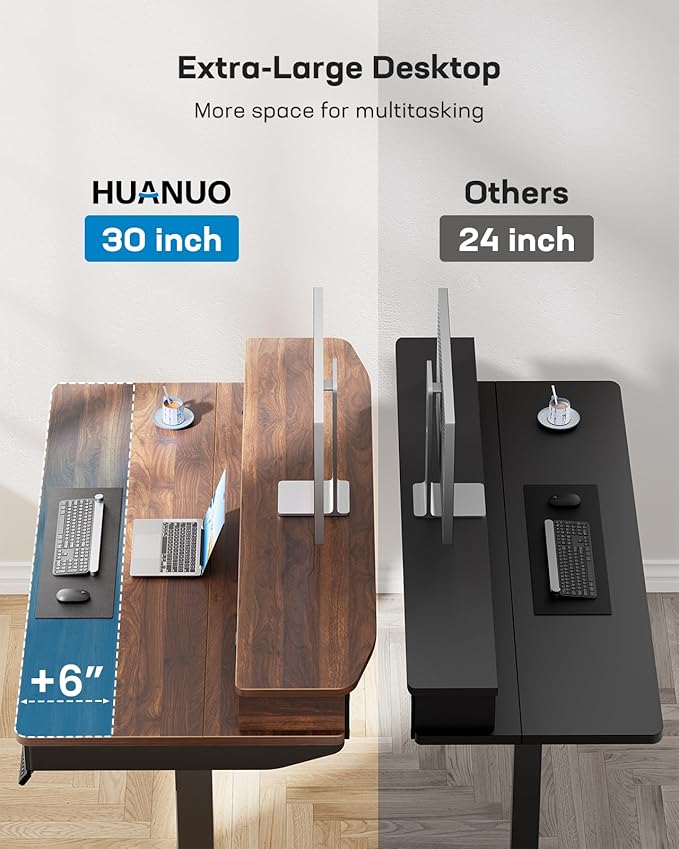 HUANUO 55 x 30 inch Electric Standing Desk - Image 6