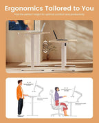 ErGear Height Adjustable Electric Standing Desk, 40 x 24 Inches Sit Stand up - Image 7