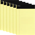 Emraw Jr. Legal pad, legal/wide Ruled Writing Pad. Perforated Edge. 5" X 8" by ENDAY