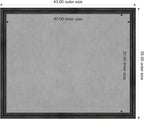Amanti Art Black Framed Magnetic Board 35x43 X-Large Vision Board - Image 3