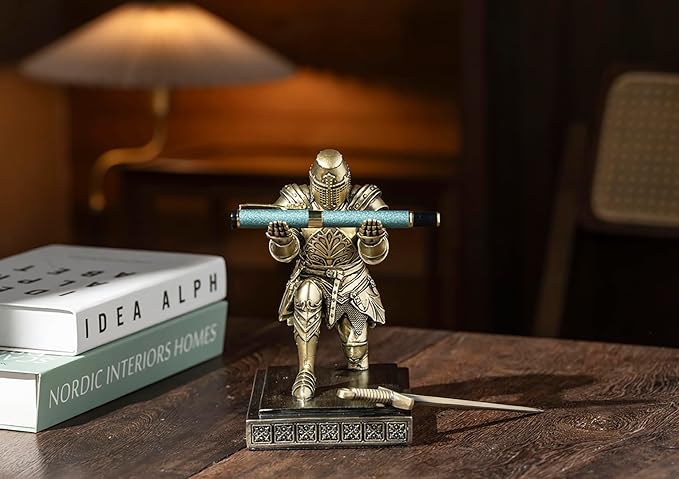 NCQIXIAO Templar Vanguard Soldier Pen Holder Pencil Stand Desk Organizers and - Image 6