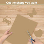 OcePor 80 Sheets Brown Cardstock Paper, Colored Printer Paper 8.5 x 11 - Image 5