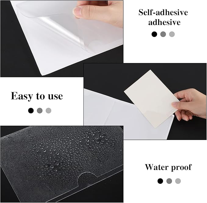 36 Pack Adhesive 4" x 6" Index Card Pockets - Image 3