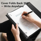 MUKAWA 1 Inch 3 Ring Binder, D-Ring Binder Holds 250 Sheets, PP Cover - Image 5