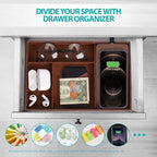 Valet Tray, Built in Wireless Charging Pad, Nightstand Organizer, Dresser - Image 4