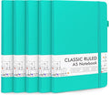 feela 5 Pack Notebooks Journals Bulk, Hardcover Notebook Classic Ruled Lined by feela