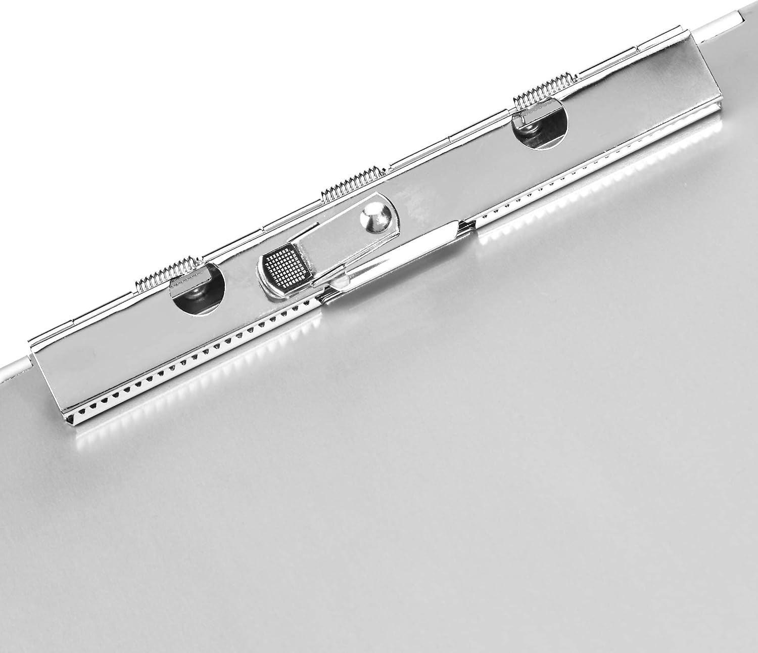Amazon Basics Aluminum Storage Clipboard, Two-Tier, Standard Clip, 14" x 9", Silver (Pack of 2)