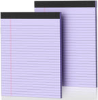 2 Pack Legal Pads 8.5 x 11 Purple Note Pads 8.5 x 11 Notepad 8.5 x 11 Micro by Nichela