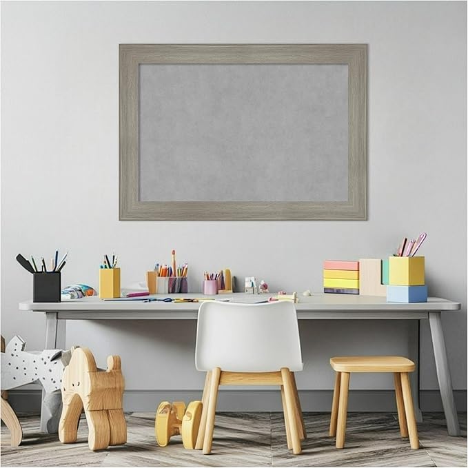 Amanti Art Grey Framed Magnetic Board 20x28 Medium Vision Board - Image 5