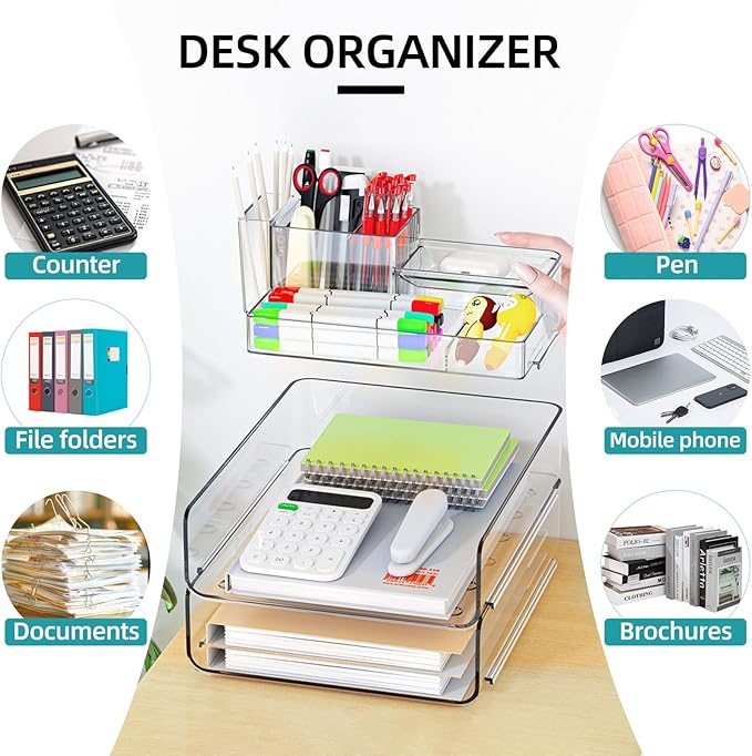 YKLSLH Paper Organizer Letter Tray - Image 7