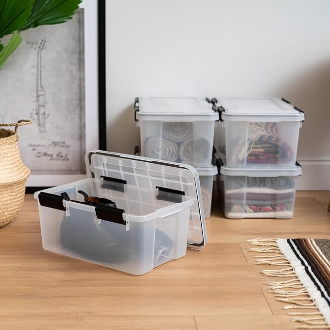 IRIS USA WeatherPro 19 Qt Storage Bins - Image 7