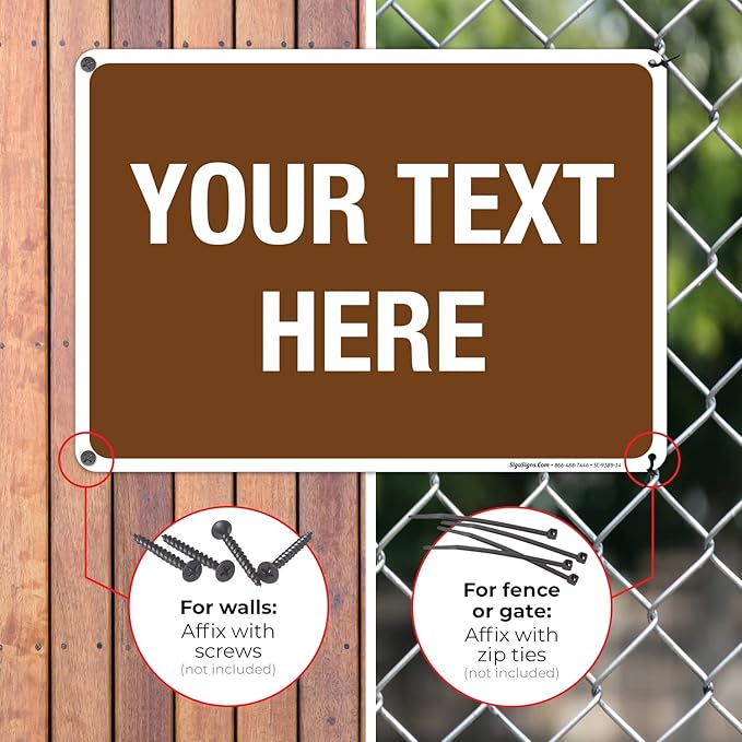 Custom Sign, Personalized Metal Signs, Customize - Image 4
