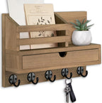 Lucundm Key Holder Wall Mount, Mail Holder by Lucundm