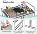 GLACER 10 Drawer Rolling Cart, Storage Cart - Image 5