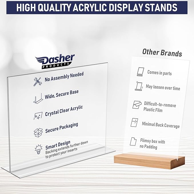 Acrylic Sign Holder 11 x 8.5 - Image 3