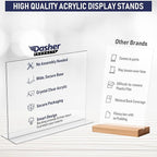 Acrylic Sign Holder 11 x 8.5 - Image 3