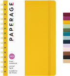 PAPERAGE Lined Spiral Journal Notebook, 160 Pages, Hardcover Journal by PAPERAGE