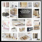 BLU MONACO Set of 6 Foldable Pink Magazine Holder - Image 6