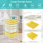 RELAX4LIFE 6-Drawer Rolling Storage Cart - Image 3