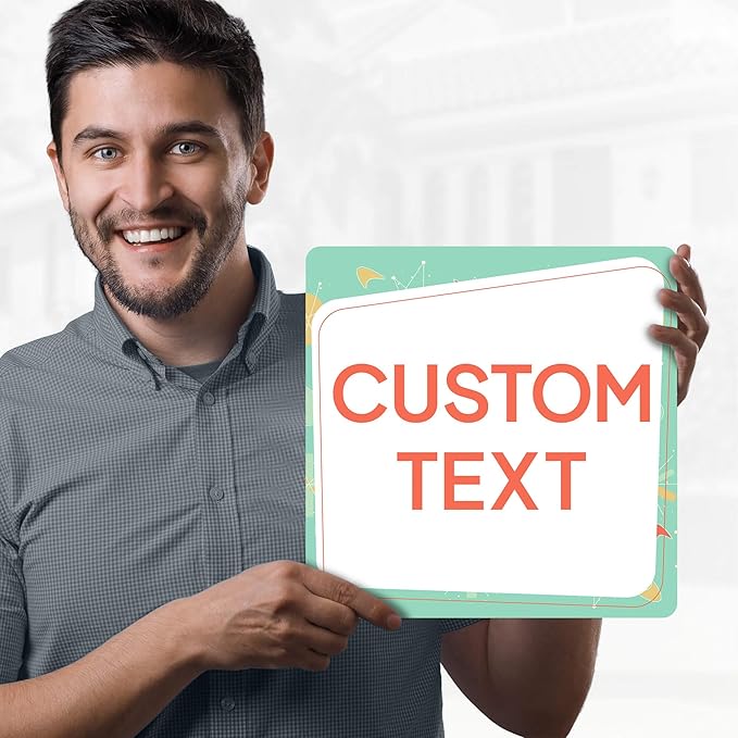 Custom Sign, Custom Street Sign, 11 Font Colors, 13 Font Styles, 4 Hole Options - Image 2