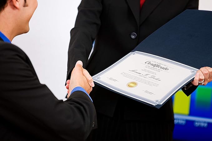 Certificate Holders, Certificate Folders, 9 x 11.5 Inches - Image 3