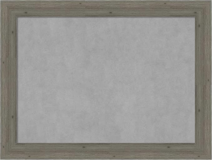 Amanti Art Grey Framed Magnetic Board 25x33 Medium Vision Board by AmantiArt