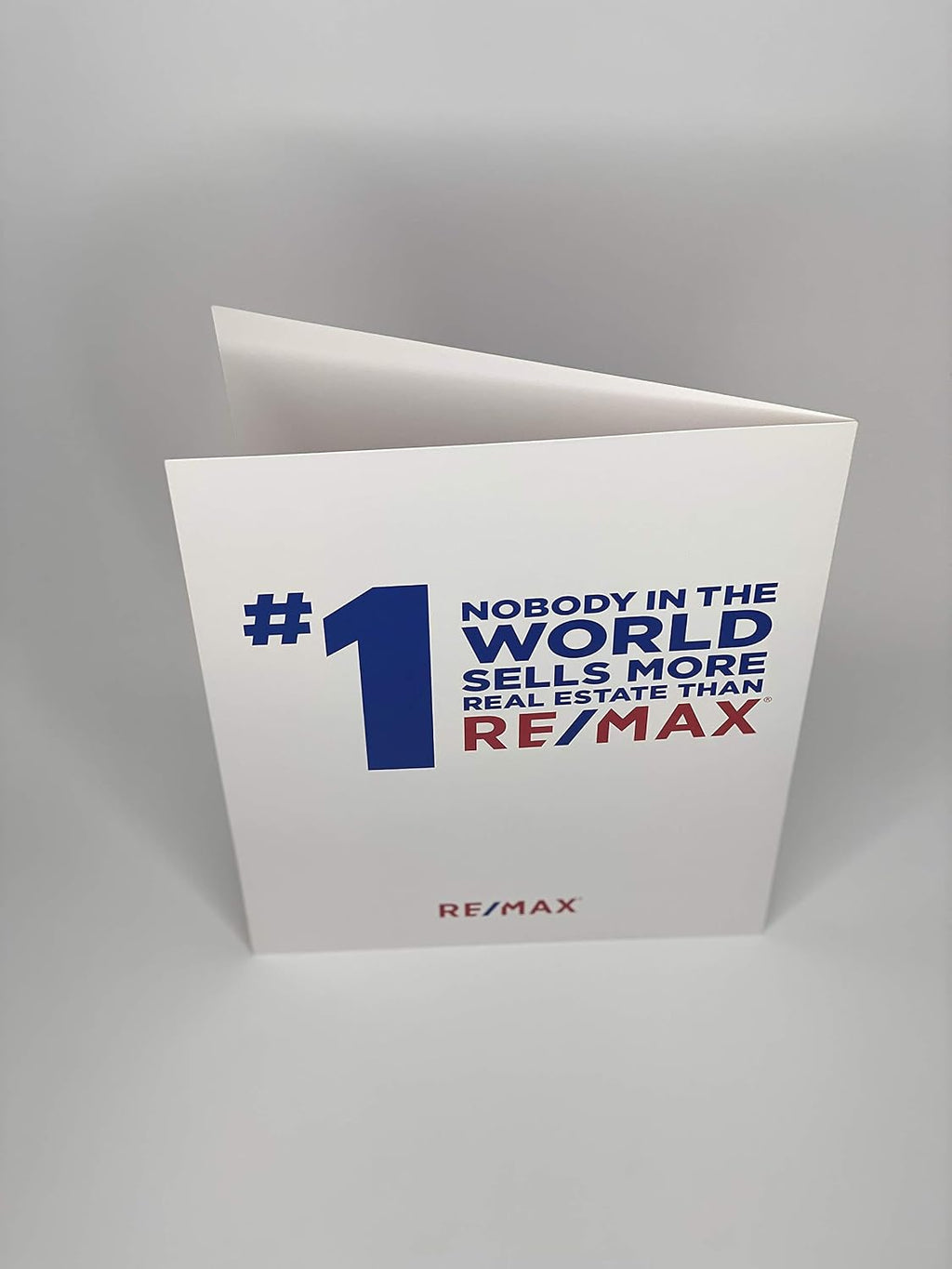 RE/MAX Folders "N01-White" 25 Pack