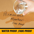 Permanent Markers 75 Pack, Waterproof | Quick Drying | Fade Resistant, Fine Tip - Image 7