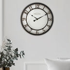 Presentime & Co 10" Farmhouse Series Wall Clock, Vintage Style, Retro Clock - Image 8
