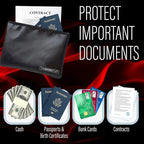 Fireproof Money Bag for Cash – Waterproof Document Holder - Image 3