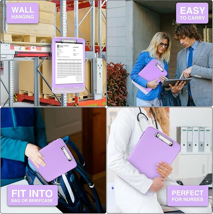 Sooez Clipboards with Storage, High Capacity Clip Boards 8.5x11 with Storage - Image 7