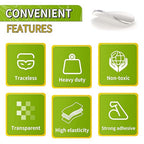 Piteno® 350Pcs Double Sided Adhesive Dots, 0.8" Clear Removable Sticky Adhesive - Image 4