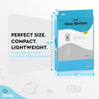½ Inch 3 Ring Binder .5 inch Clear View Cover - Image 5