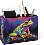 Famame Colorful Frog on Stone Pencil Holder by Famame