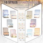 TaoBary 160 Pcs Stationery Paper Set 50 Double Sided Stationery Papers - Image 3