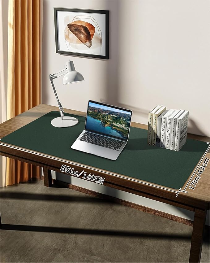 Extra Large Desk mat, Leather Desk Pad Protector, Office Desk Mat, Mouse Pad - Image 7