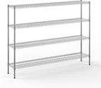 Regal Altair 14" Deep x 72" Wide x 54" Height Wire Shelving Kit | 4-Tier | NSF by Regal+Altair
