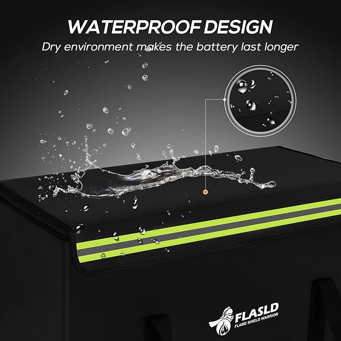 FLASLD Large Fireproof Document Bags, Fireproof Folder Safe Box - Image 6