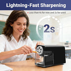 AFMAT 6-Hole Electric Pencil Sharpener - Image 4