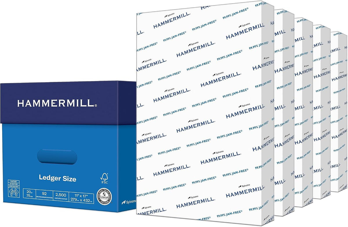 hammermill printer paper, 20 lb copy paper, 11, main product view