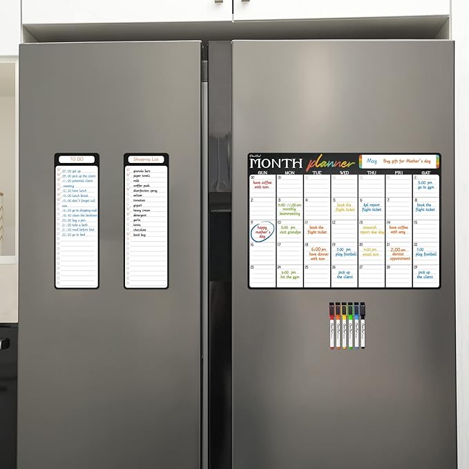 Magnetic Dry Erase Monthly Calendar - Image 6